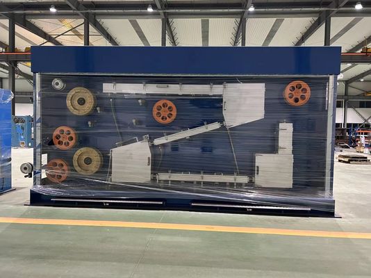 Siemens Motor 1350m / min Mesin pemecahan batang tembaga dengan Annealer